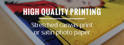High quality printing of poster and canvas